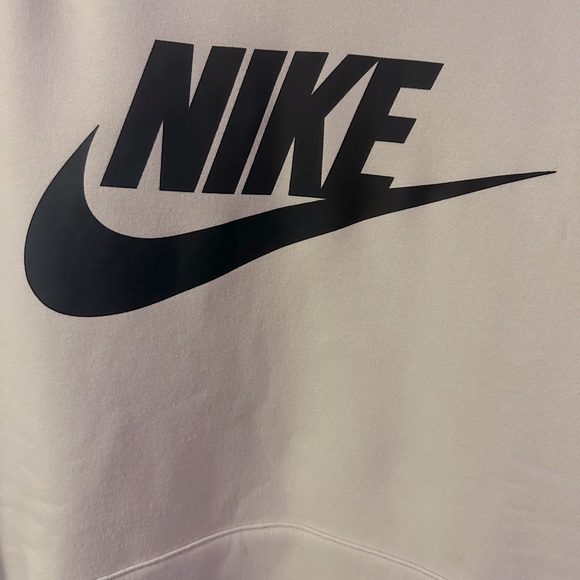 Brand New Large Nike Hoodie. (NWT)! Cream colored, with a black Nike swoosh. - Picture 3 of 8